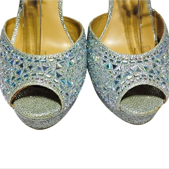 Glamorous Thalia Sodi Women's Chace Platform Peep Toe Pumps Size 8 - Picture 7 of 8